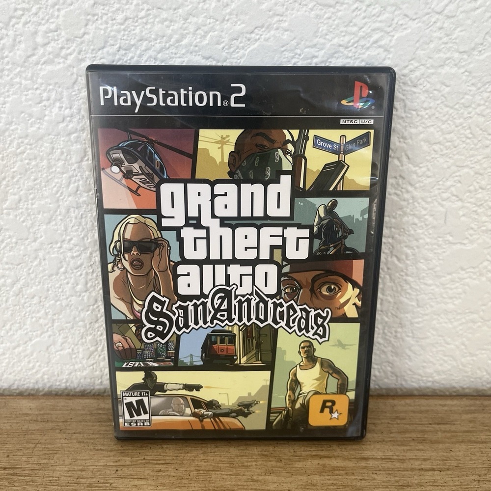 Grand Theft Auto: San Andreas - Sony PlayStation 2 Tested & Working Read